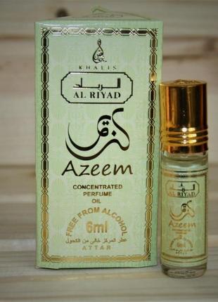 Масляные духи azeem khalis 6 ml