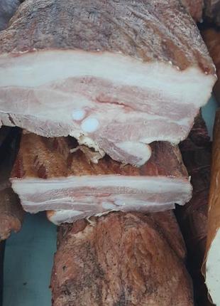 Свинячі реберця домашнього гарячого копчення