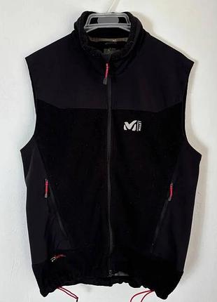 Жилетка унісекс millet millet nylon / fleece outdoor m-wind breaker vest millet dual soft shell vesta