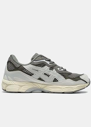 Кросівки чоловічі asics gel-nyc “steeple grey cream”