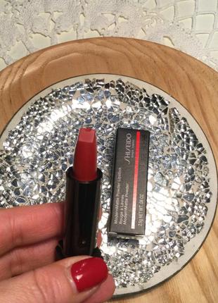 Помада shiseido modernmatte powder 516 exotic red оригинал3 фото