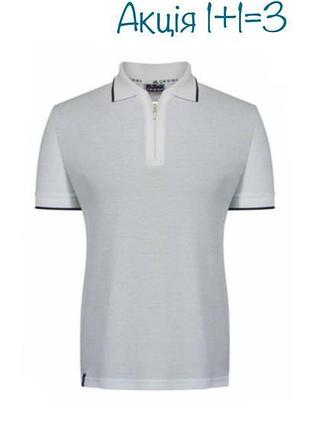 Текстурированная футболка-поло river island на молнии