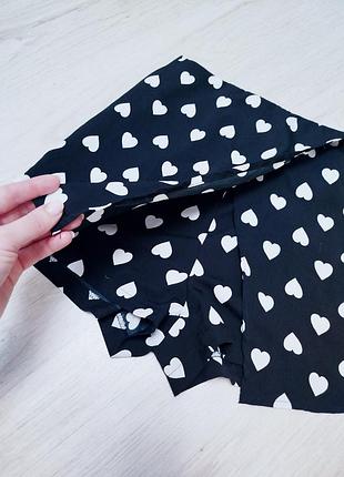 Шорты юбка в сердечко 3
