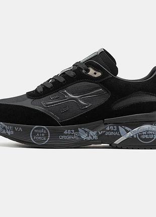 Чоловічі кросівки premiata moerun black / smb+ 🔗