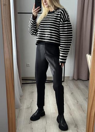 Теплий светр у смужку 7