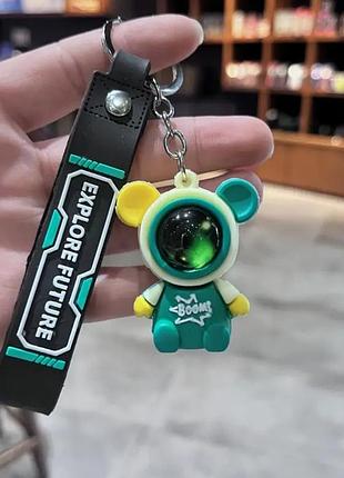 Брелок-игрушка «космический мишка boom!» с подвеской explore future бирюзовый