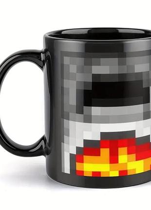 Чашка minecraft «пічка» 330 мл