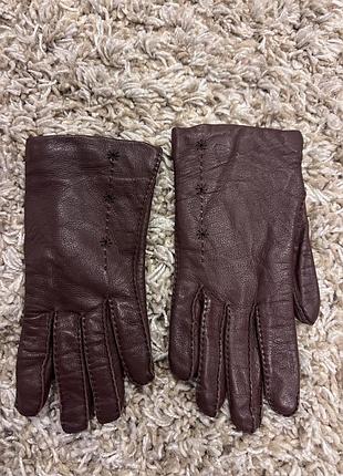 Жіночі шкіряні перчатки рукавицв xs-s