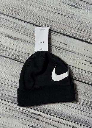 Nike шапка оригинал черная swoosh со свушем