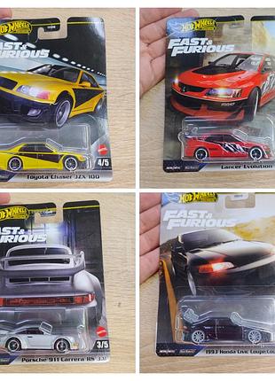 Машинка hot wheels premium fast& furious.
наявності всі.