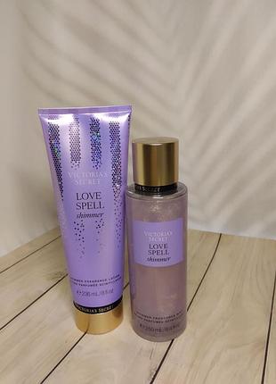 Victoria’s secret міст+лосьйон love spell shimmer