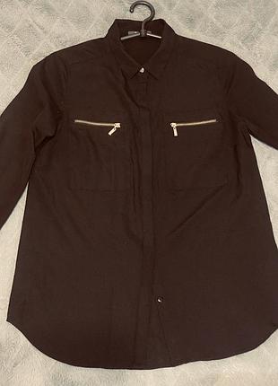 Чорна сорочка на розмір с