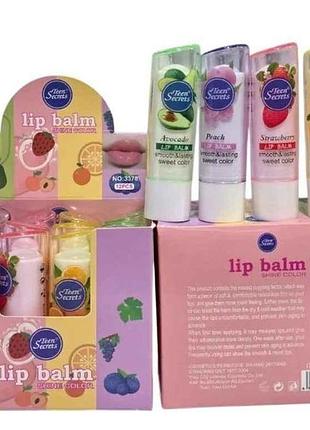 Бальзам для губ 5г 3378 фрукты 1шт тм teen secrets