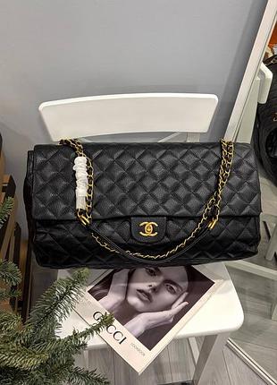 Шкіряна сумка шанел люкс