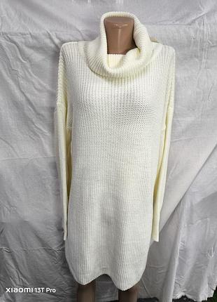 Платье женское миди вязаное