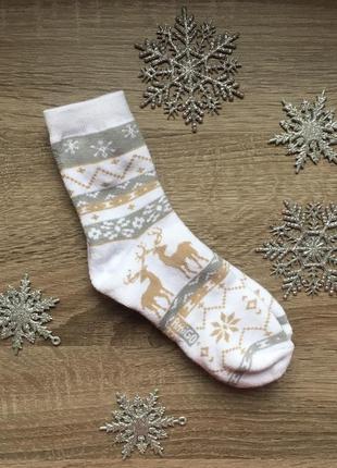 Детские новогодние носки