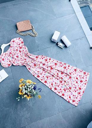 Сукня міді з етикеткою коттон