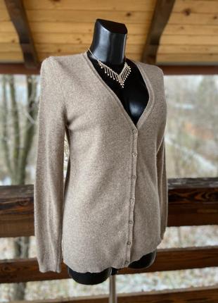 Стильний фірмовий якісний натуральний вовняний светр кардиган4 фото