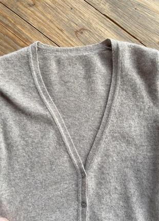 Стильний фірмовий якісний натуральний вовняний светр кардиган6 фото