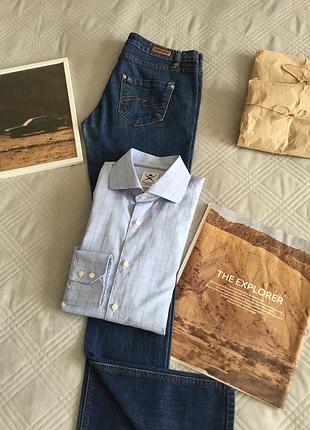 Стильная мужская рубашка в клетку в размере 16/41