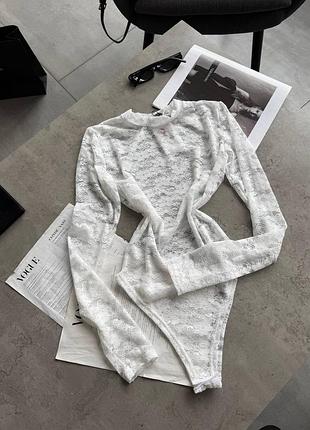 Красивые гипюровые боди in-195