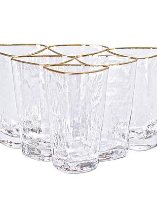 Набор из 6 стаканов, 450 мл, для лимонада, воды, сока и коктейлей hp-16-25
