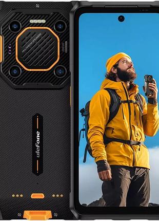 Смартфон ulefone armor 26 ultra 12/512gb black (nfc), 200+64+50+8/50мп, dimensity 8020, ips 6.78", 15600 mahh