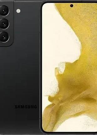 Samsung galaxy s22 5g 8/128gb sm-s901u black, 50+12+10/10мп, snapdragon 8 gen 1, 1 sim, nfc, 3700 mah, 25вт