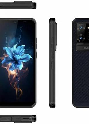 Смартфон oukitel wp50 5g 4/256gb black, nfc, ip69k, 48+2+0.3/8мп, ips 6,6", dimensity 6100+, 6500маh 4