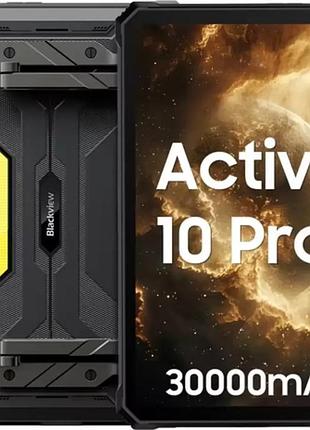 Планшет blackview active 10 pro 12/256gb black, 108+20/50мп, 2 sim, ip69k 30000 mah ips 10.95", dimensity 7300