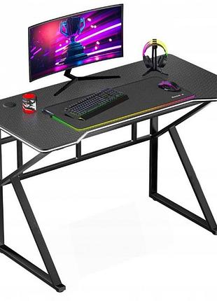Геймерський ігровий комп'ютерний стіл 0,5 мм bonro 276 чорний