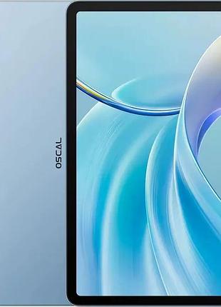 Планшет blackview oscal pad 100 8/256gb blue, 16/8мп, 2sim, 8 ядер, 9000 mah, 12", ips, tiger t615