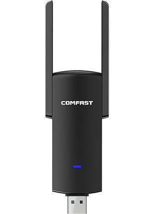 Wifi-usb адаптер comfast wifi, 1300 мбит/с, 2.4 ггц, 5 ггц