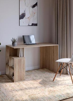 Cтіл письмовий з полицями м-зон джеко 1200/3 сонома (mzn-031023)