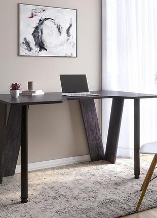 Компьютерный стол lion квест бетон темный (lion-041164) топ