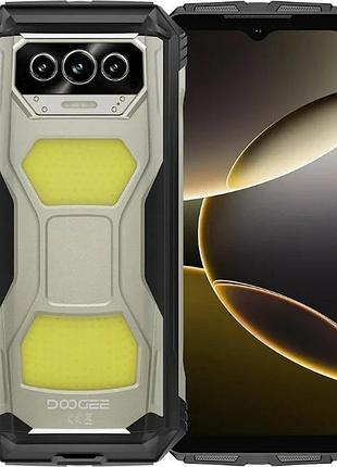 Смартфон doogee v max s 8/256gb sundial titanium, ips 6.58", 108+20+2/16мп, ip69к, dimensity 7050, 22000 ма·год