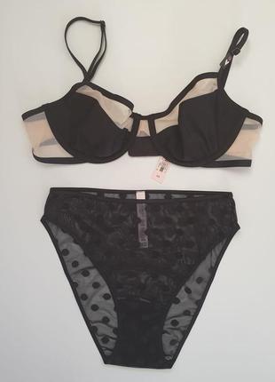 Бюстгальтер і трусики (комплект) victorias secret 🔥акція! 🔥отримай знижку 7%