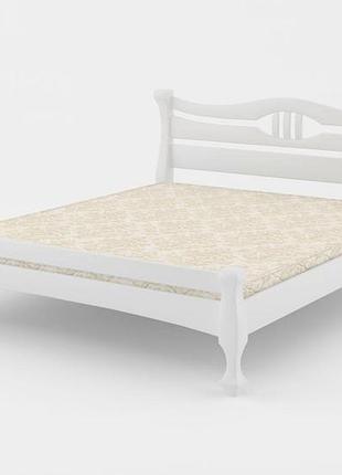 Двоспальне ліжко mebigrand даллас білий (ral9003) 140х190 см (dmbg-1762)