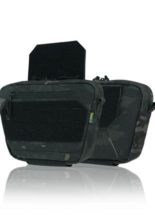 Сумка-напашник чорний мультикам xl kiborg gu