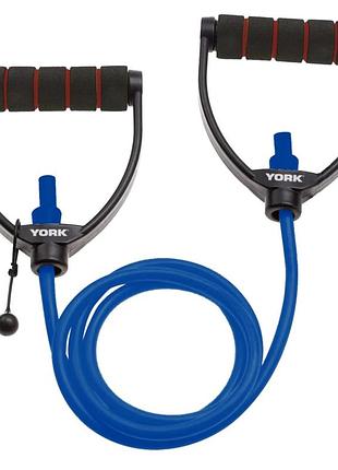 Эспандер трубчатый с ручками york light, синий