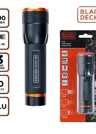 Ліхтарик black+decker torch led 10w, 400 lm найкраща ціна з швидкою доставкою по україні