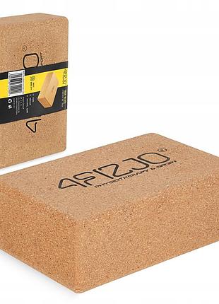 Блок для йоги 4fizjo 22 x 15 x 7.2 см из пробкового дерева (p-5907739312990) найкраща ціна з швидкою доставкою