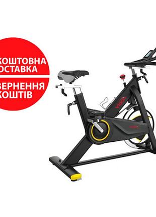 Велотренажер спинбайк vigor s20, с компьютером, держателем для бутылки, нагрузкой до 150кг