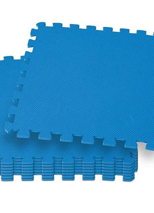 Килимок для байну пазл 8 шт intex 29081для аеробіки та йоги інших видів вправ стійкий до поту та вологи