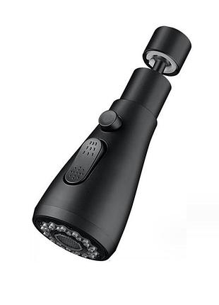 Насадка на кран для кухні аератор для змішувача чорний