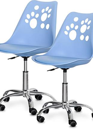 Комплект (2шт) дитяче крісло evo-kids indigo blue (арт h-232 bl/bl-х2)