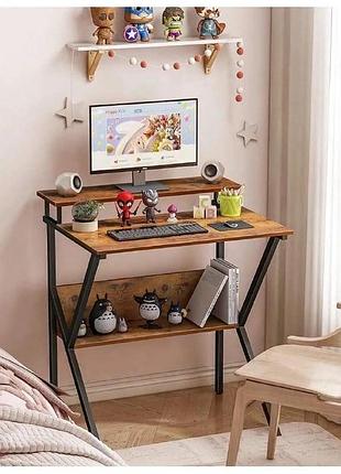 Стол компьютерный аклас викни vks-80175 80x60 (орех)