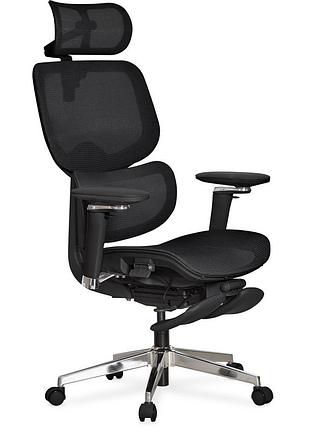 Крісло mealux d2 air plus black (арт. hf-d2 plus m/b)