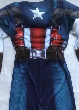 Карнавальний костюм капітан америка на 5-6 років2 фото