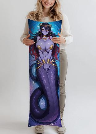 Дакімакура apophis lamia — monster girl english 100*33 см луща зі швидкою доставкою по україні